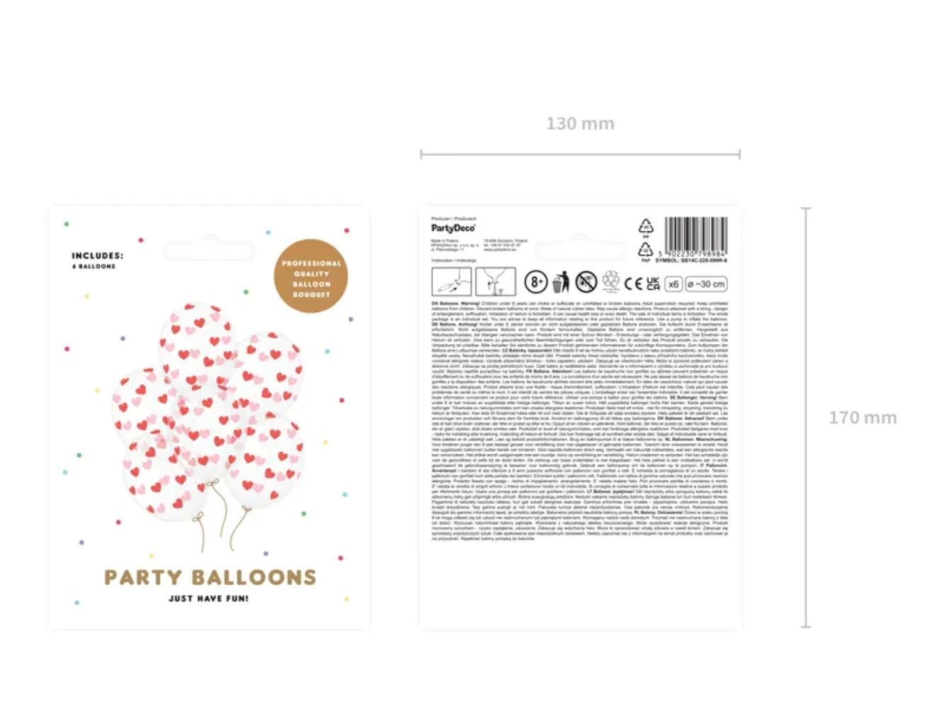 rote-herzen-luftballon-30-cm-6-stk-crystal-clear image 2