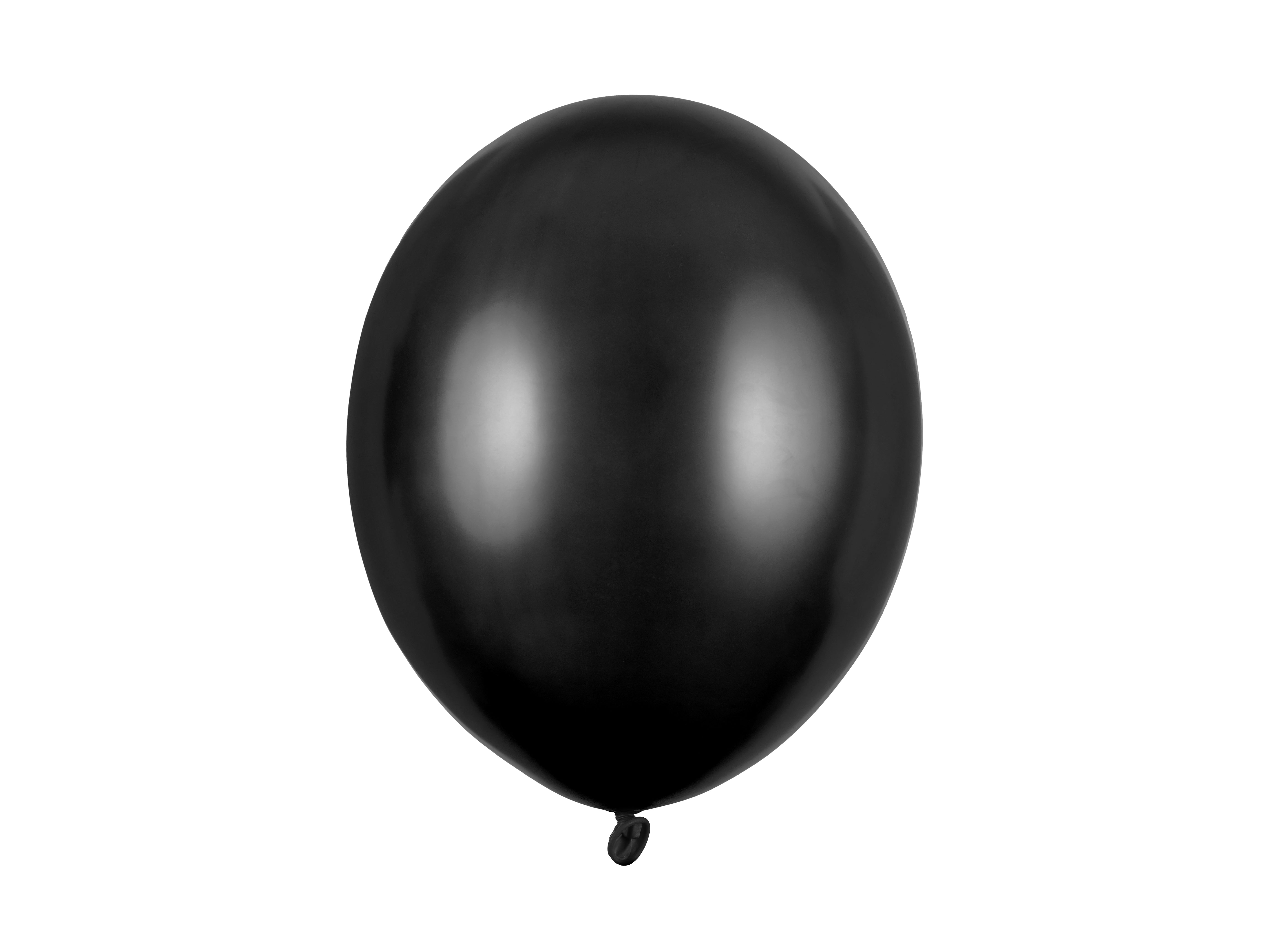 das-kost-mland-uni-metallic-latexballons-schwarz-10-stk-30cm image 1