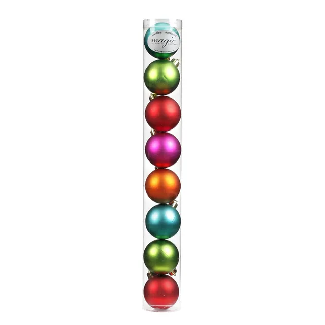 das-kost-mland-millefiori-weihnachtskugeln-6-cm-8-st-ck-bunt image 1