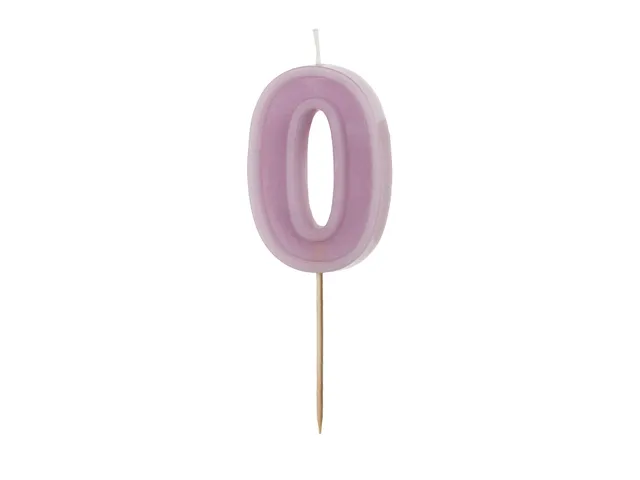 das-kost-mland-zahlenkerze-0-6-cm-lila-tortendeko image 1