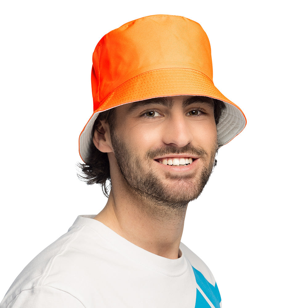 das-kost-mland-rave-fischerhut-neonorange-bucket-hat image 3