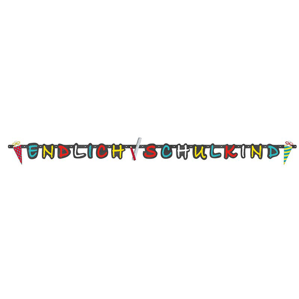 das-kost-mland-endlich-schulkind-buchstabengirlande-180-cm image 1