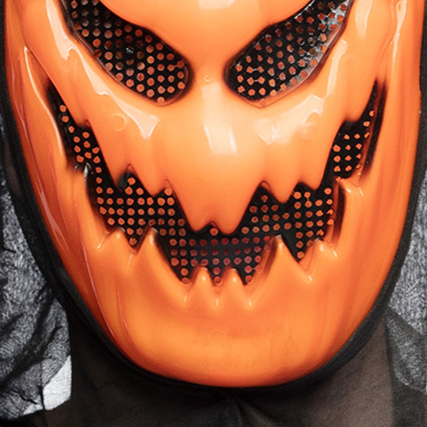 das-kost-mland-accessoires-maske-k-rbis-kapuze-orange-schwarz image 6