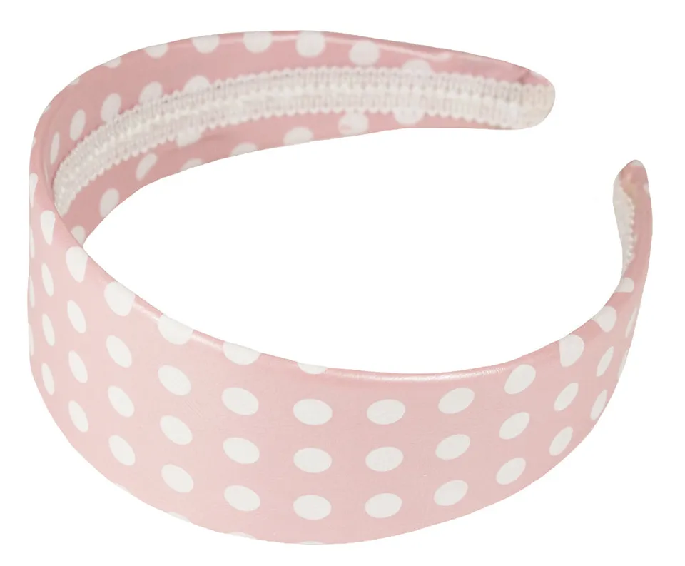 das-kost-mland-haarreif-punkte-fifties-rosa-50er-kost-m image 1