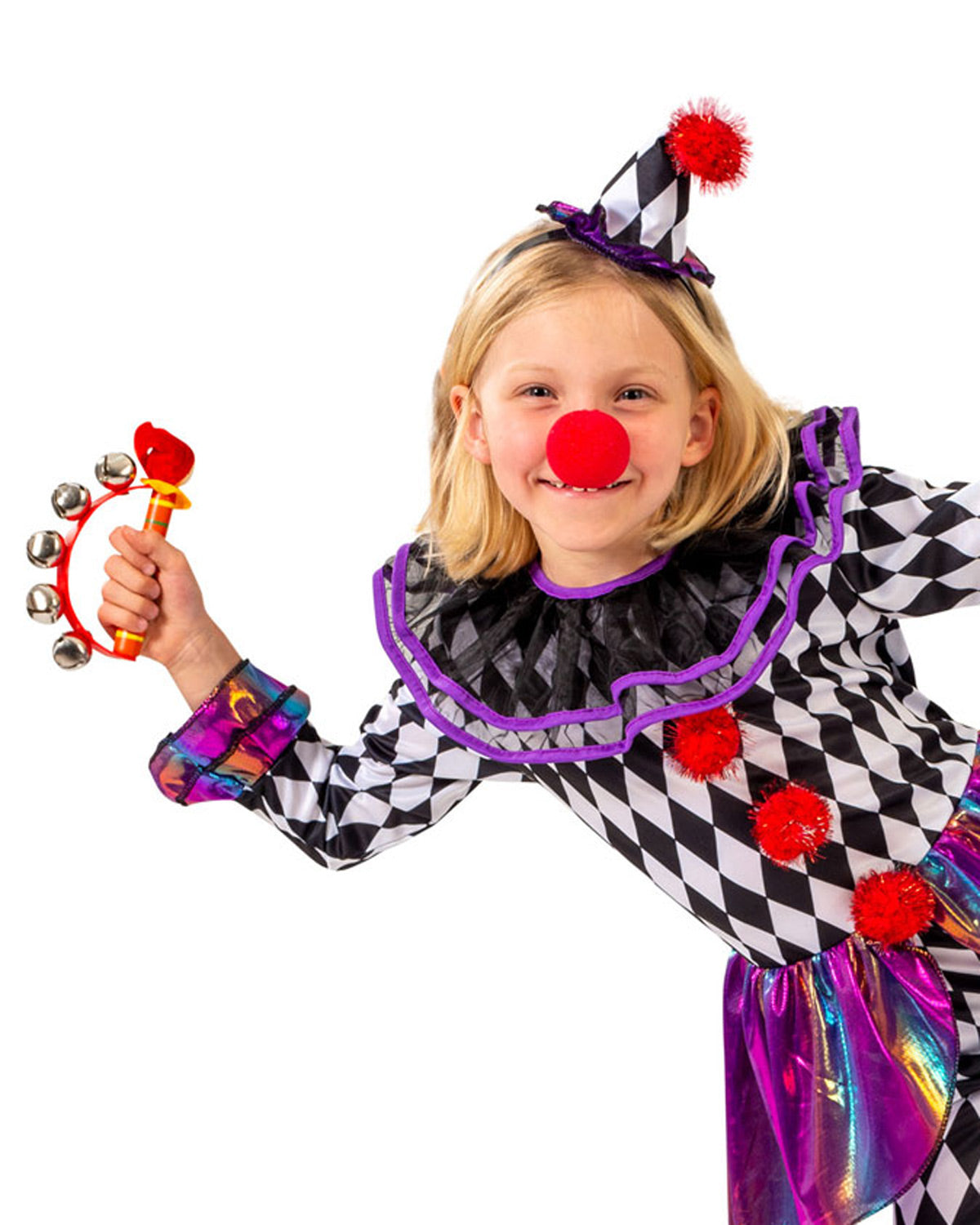 das-kost-mland-accessoires-handschelle-rassel-clown-gl-ckchen image 2