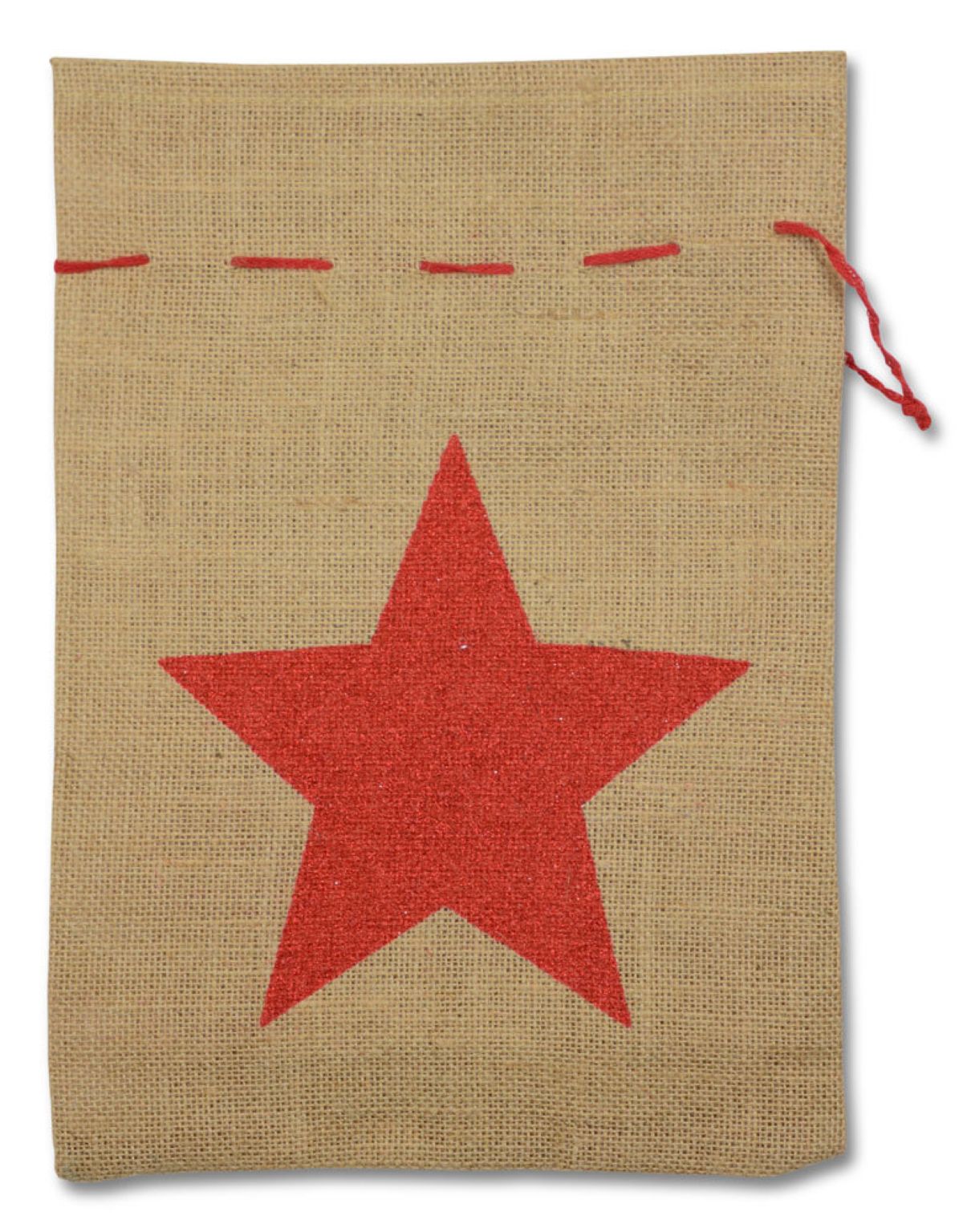riffelmacher-stern-nikolaussack-25x35-cm-natur-rot image 1