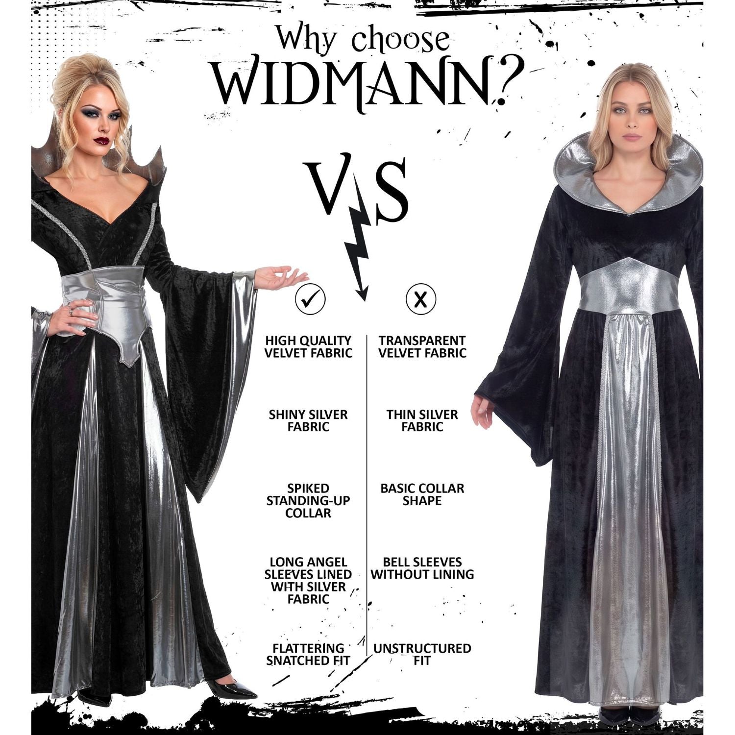 das-kost-mland-dunkle-k-nigin-kost-m-damen-2-tlg-schwarz image 6