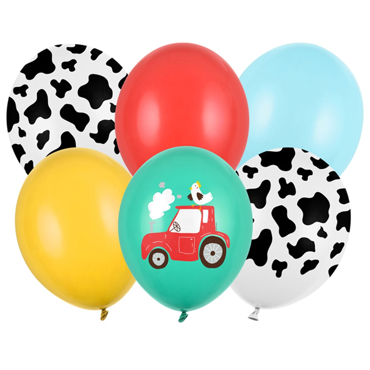 das-kost-mland-dekorationen-farm-luftballons-6er-set-30-cm-mix image 1