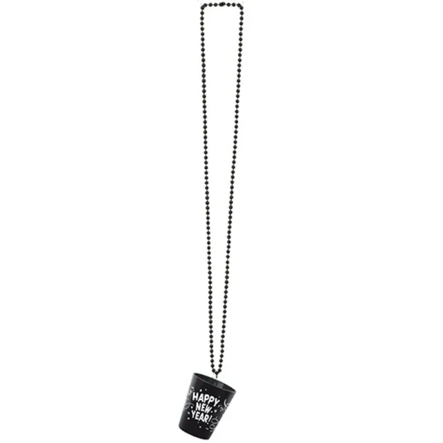 das-kost-mland-accessoires-shot-glas-kette-new-year-bead-neck image 1