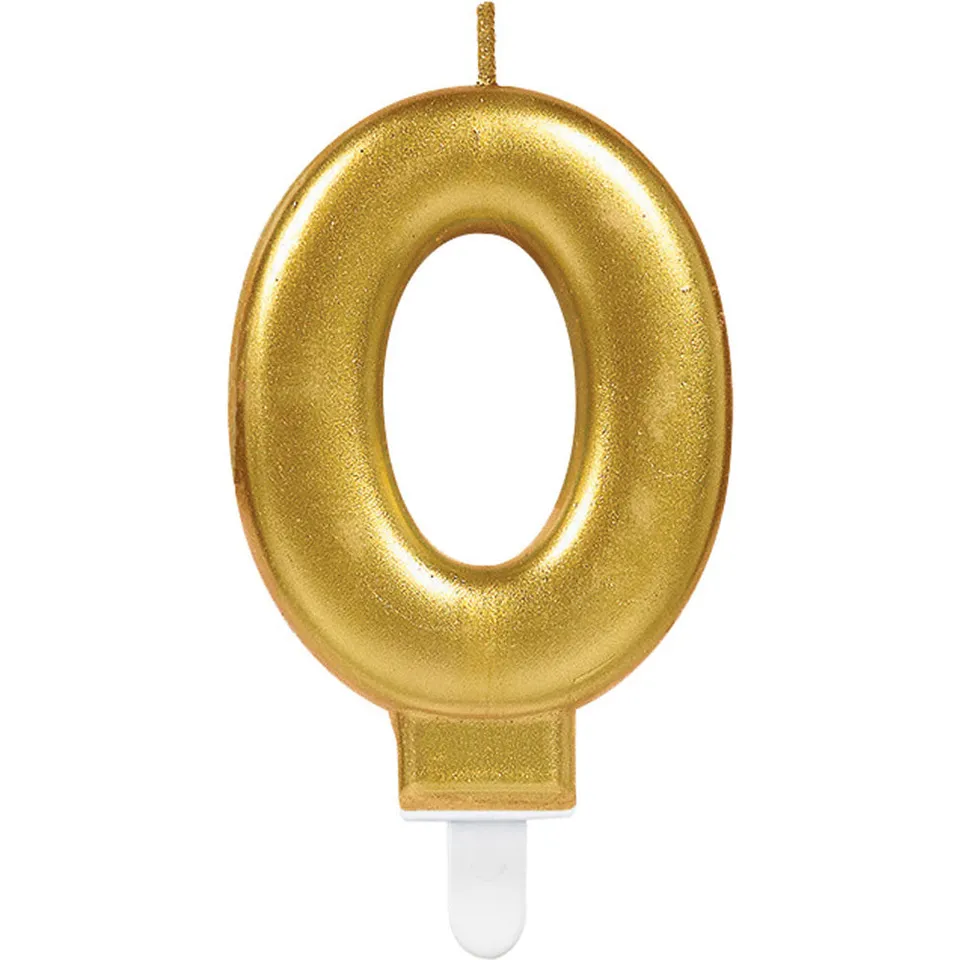 das-kost-mland-sparkling-celebrations-zahlenkerze-zahl-0-gold-9-3-cm image 1