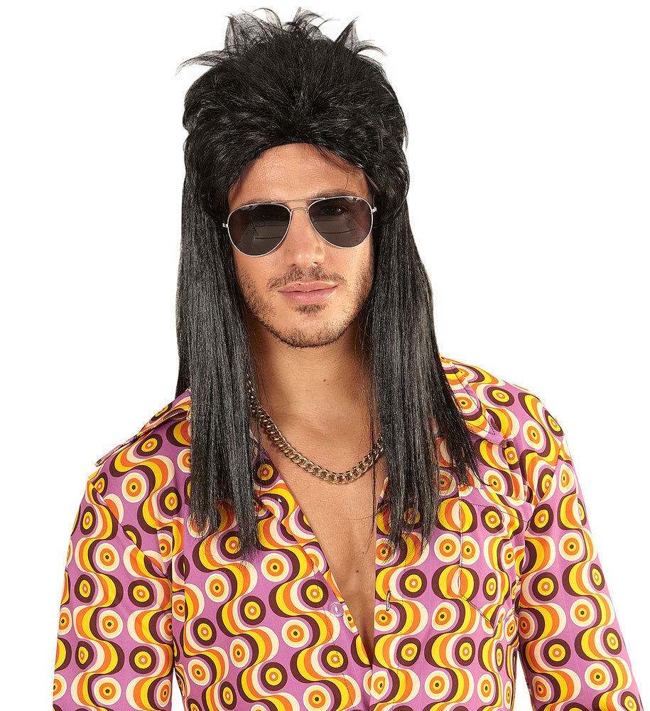 das-kost-mland-accessoires-80er-rockstar-vokuhila-per-cke-schwarz image 2