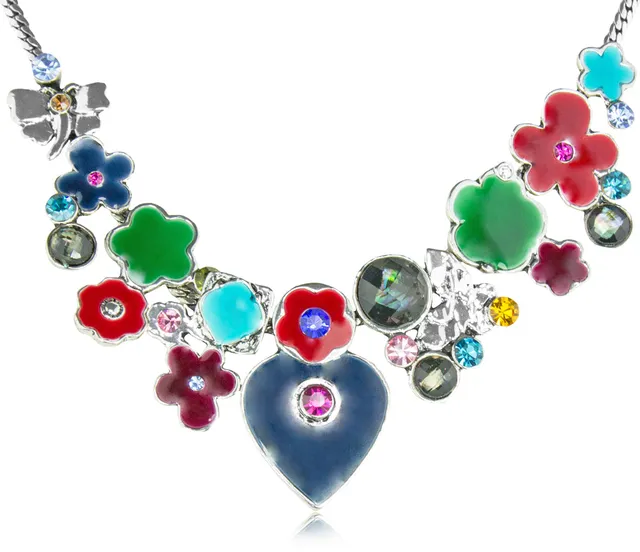 das-kost-mland-filippa-trachten-halskette-blumen-strass image 1