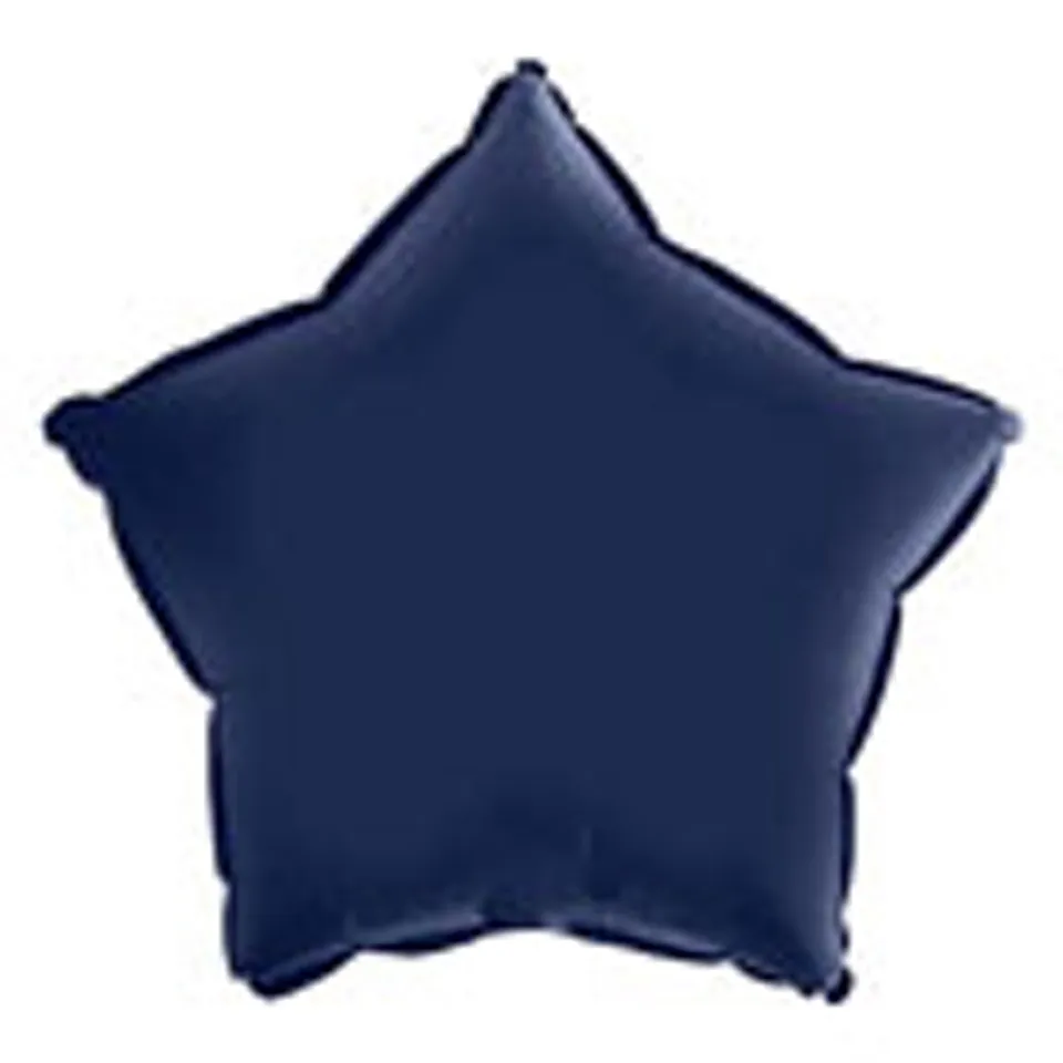 das-kost-mland-dekorationen-stern-folienballon-uni-satinblau-46cm image 1