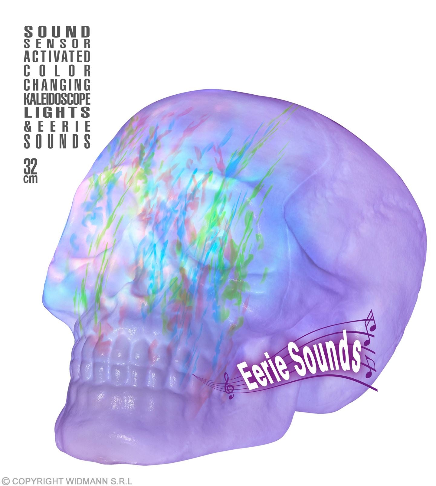 das-kost-mland-deko-totenkopf-kaleidoskop-sound-32-cm-halloween image 1