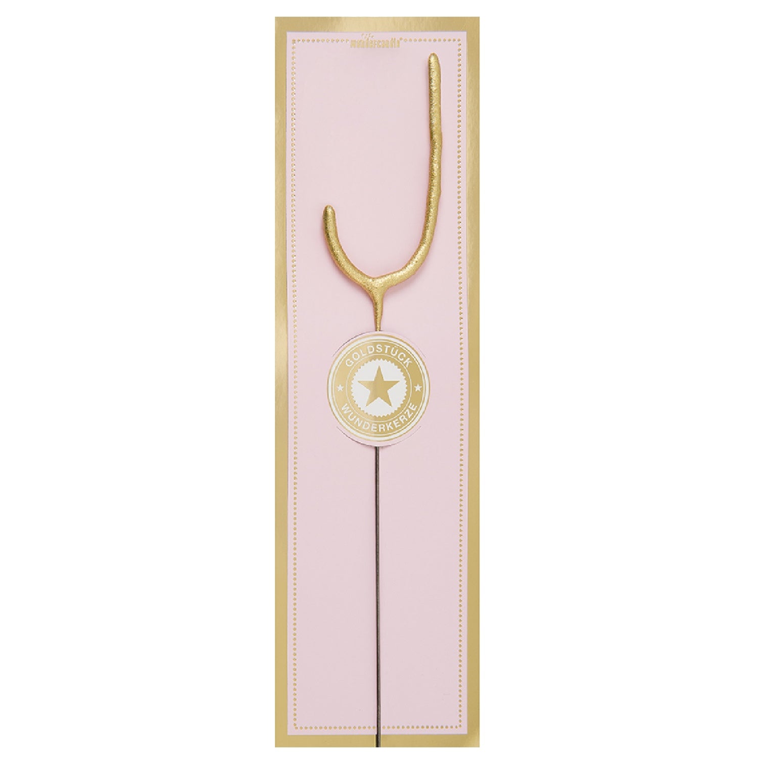 das-kost-mland-dekorationen-wunderkerze-classic-j-gold-6-5cm-35s image 1