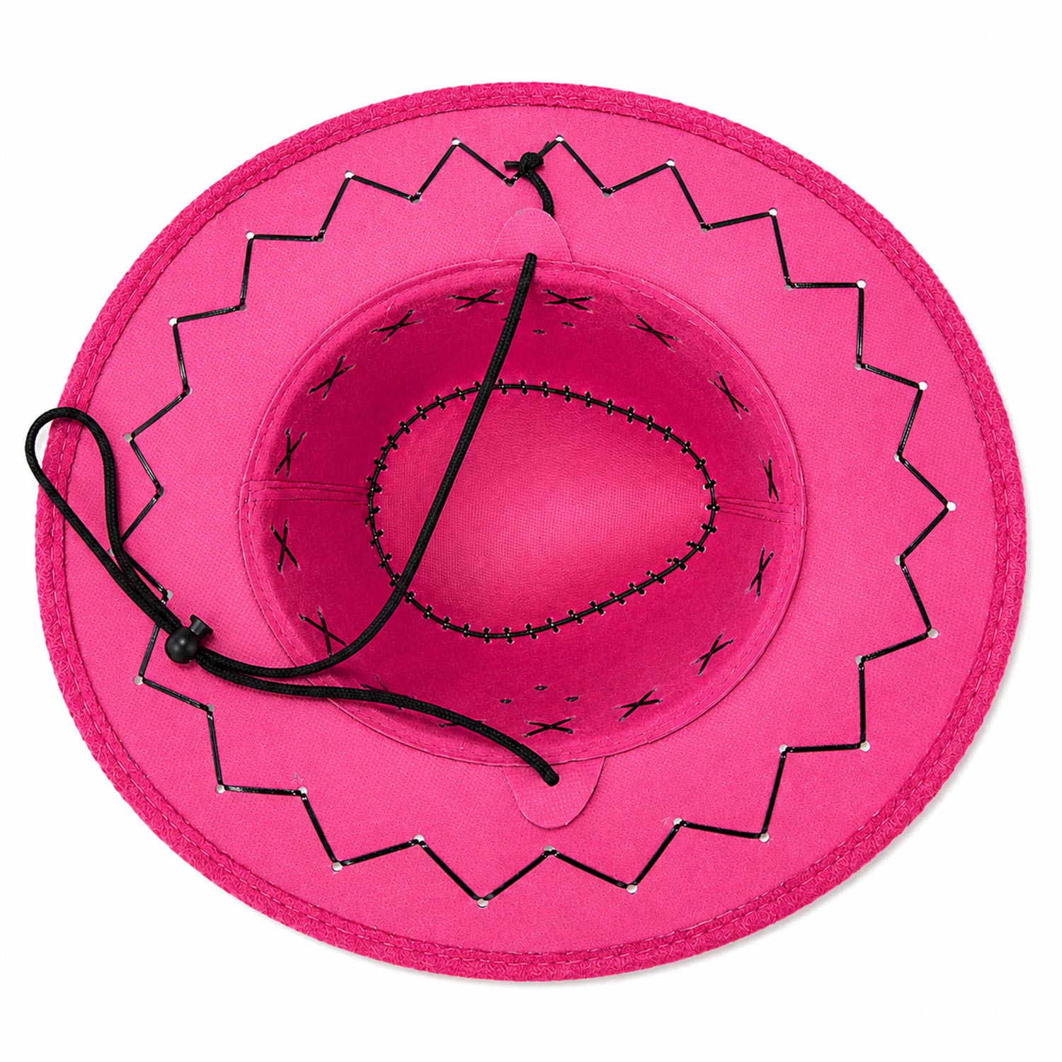 das-kost-mland-accessoires-cowboyhut-kinder-pink-western-48-cm image 2