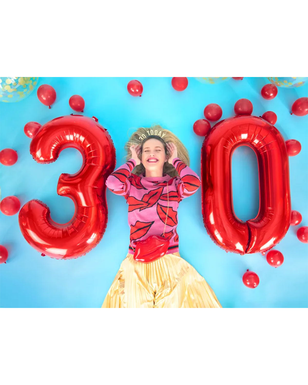 das-kost-mland-accessoires-haarreif-30-today-gold-30-geburtstag image 2