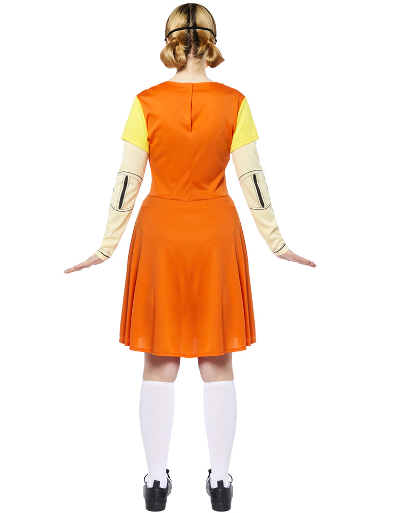 das-kost-mland-squid-game-puppe-kost-m-damen-mit-maske-gr-m image 2