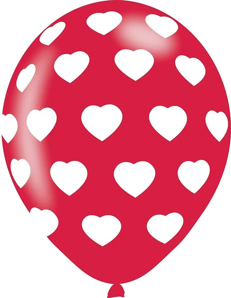 das-kost-mland-herzen-luftballons-27-5cm-rot-wei-6-st-ck-latex image 1