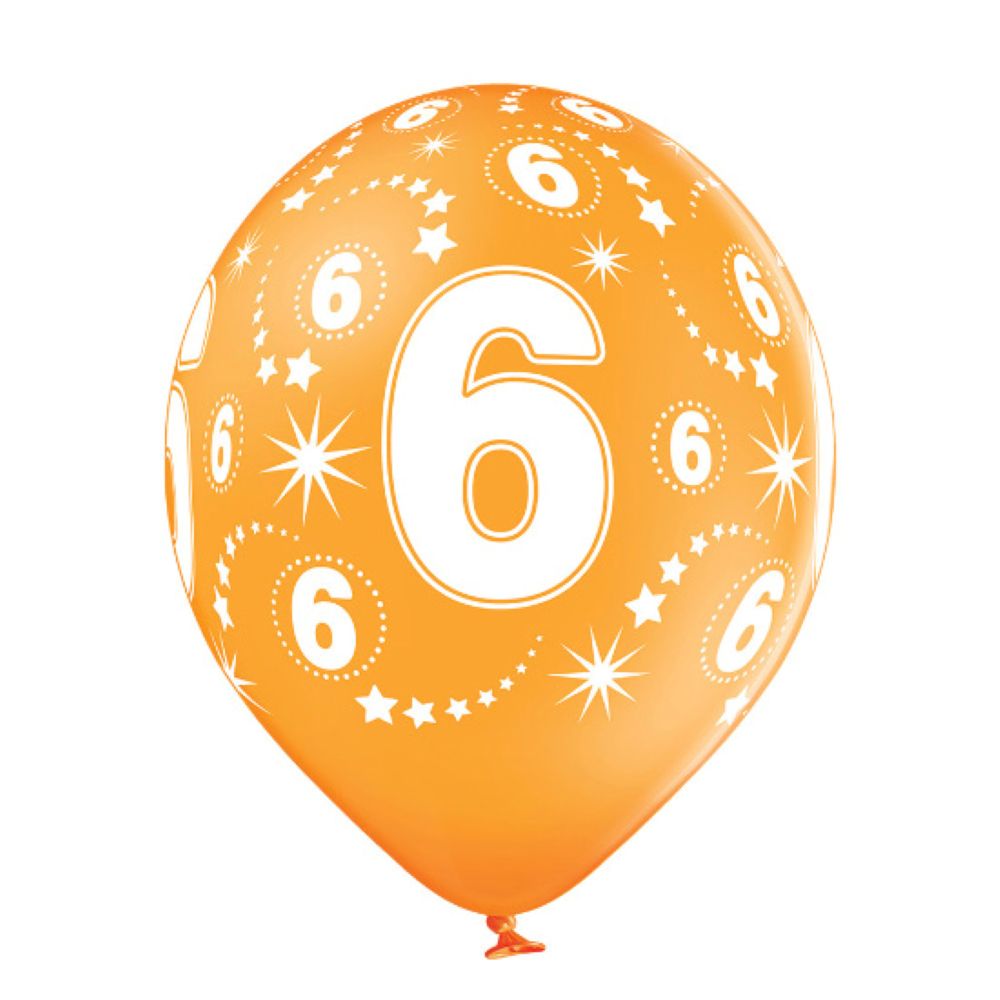 das-kost-mland-luftballon-geburtstag-6-30-cm-6-stk-bunt image 3