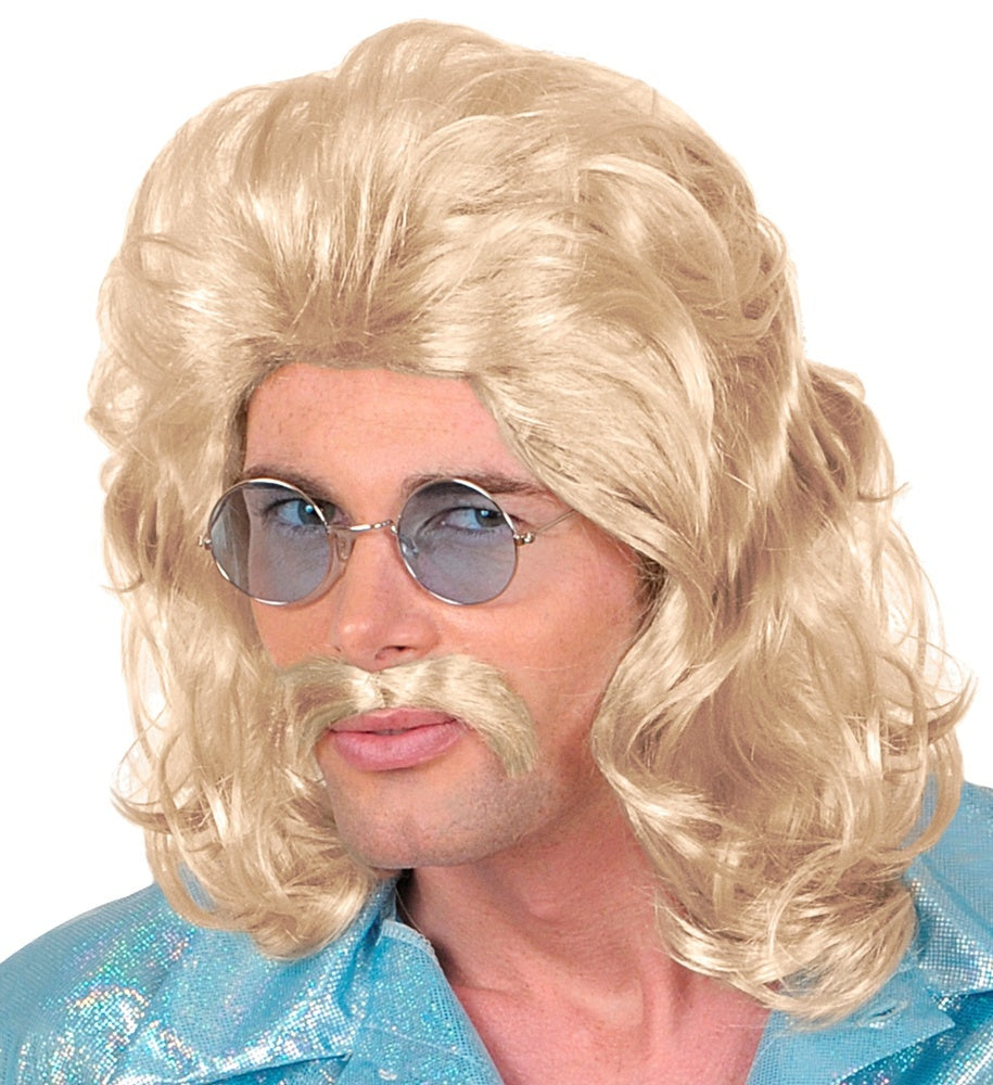 das-kost-mland-70er-per-cke-tommy-blond-herren-schnurrbart image 1