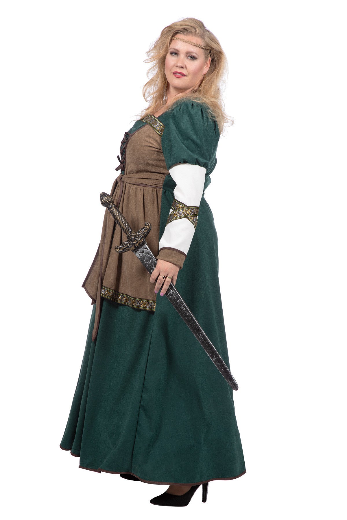 das-kost-mland-feyja-wikingerin-kriegerkleid-petrol-gr-44 image 5