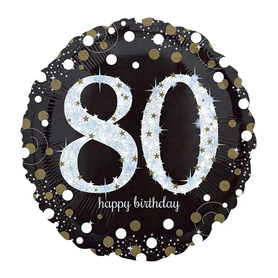 das-kost-mland-sparkling-gold-folienballon-43cm-nr-80 image 1