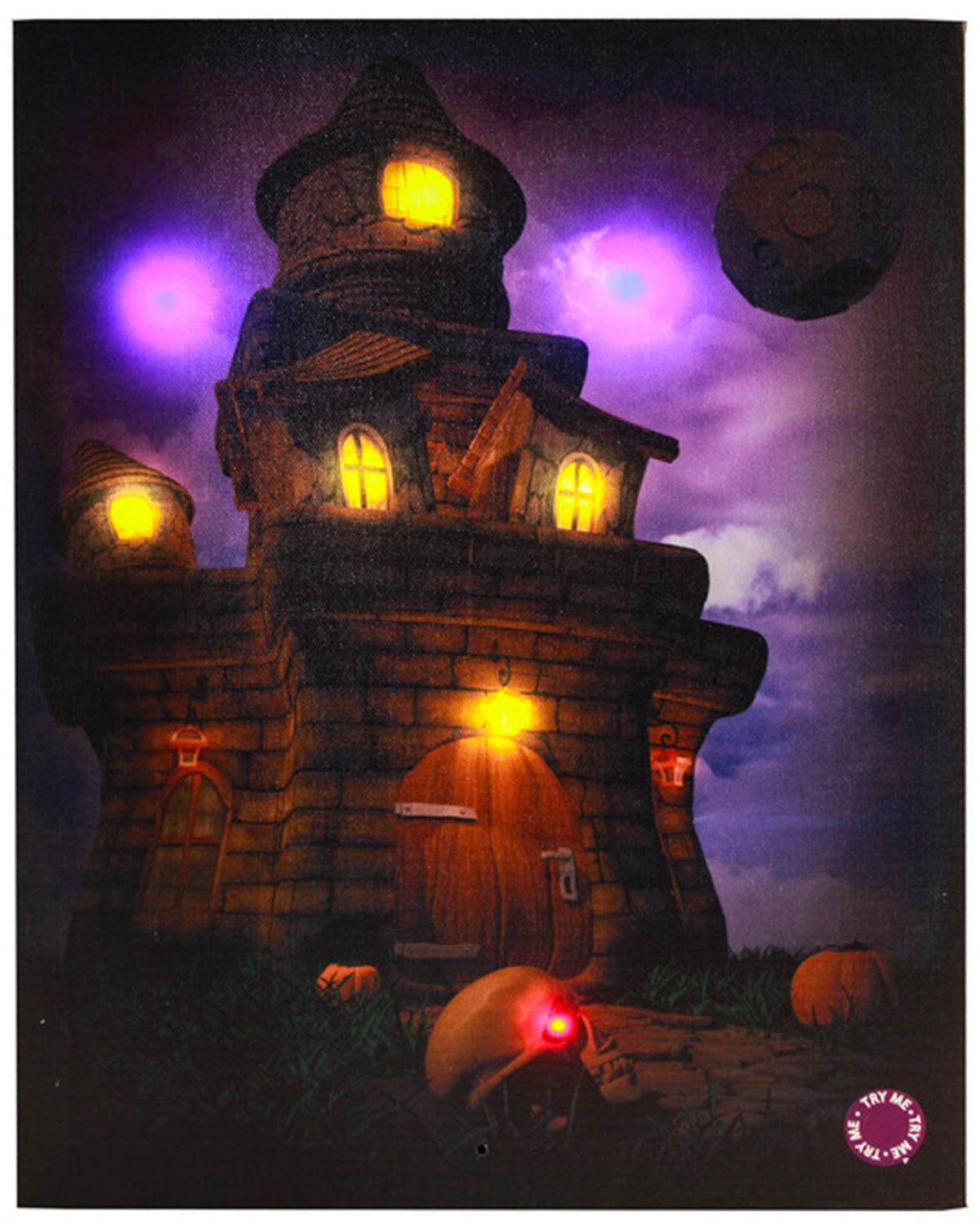 das-kost-mland-gruseliges-haus-wandbild-halloween-deko-40x30cm-mit-sound image 1