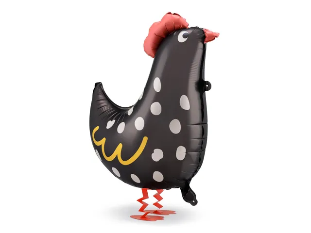 das-kost-mland-huhn-airwalker-folienballon-48x60cm-schwarz image 1