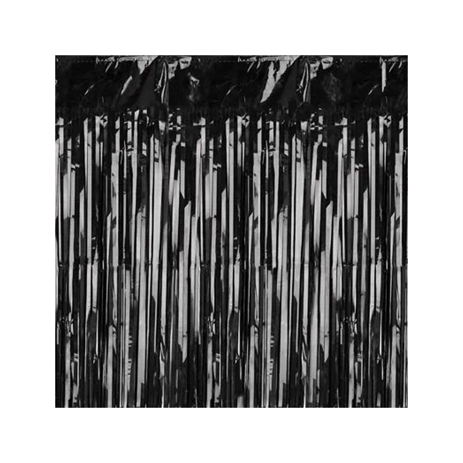 das-kost-mland-dekorationen-lametta-t-rvorhang-schwarz-100x200-cm image 1