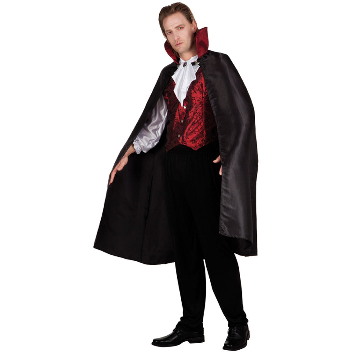 das-kost-mland-herren-kost-m-vampir-gothic-mit-cape-gr-54-56 image 1