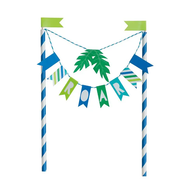 das-kost-mland-roar-dino-tortendeko-banner-cake-topper image 1