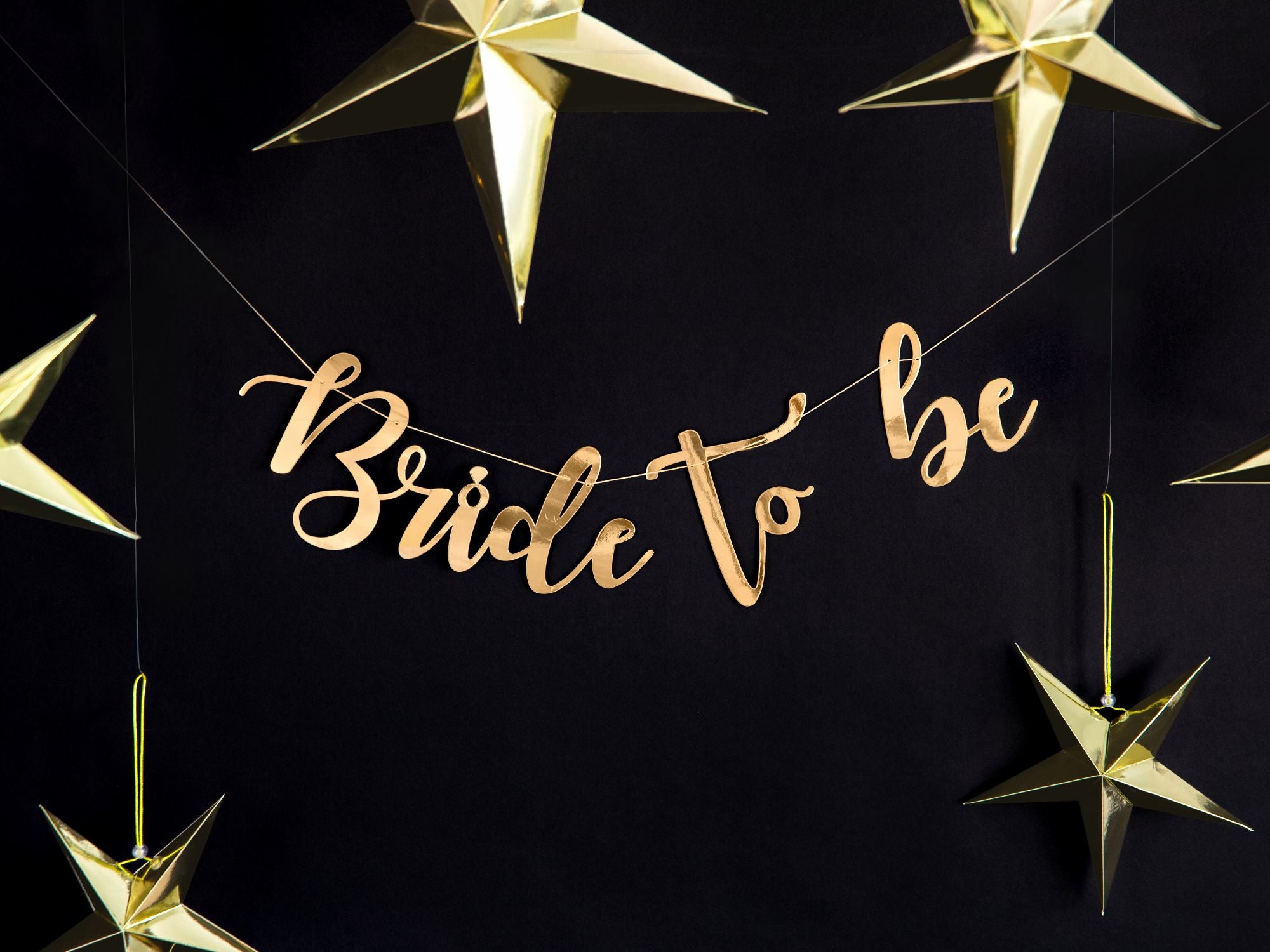 das-kost-mland-banner-bride-to-be-gold-80x19-cm image 4