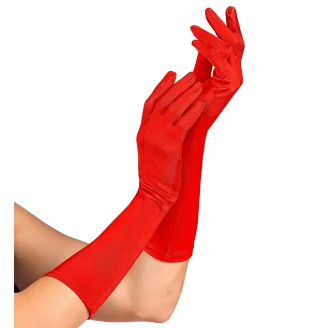 das-kost-mland-accessoires-satin-amsterdam-handschuhe-rot-40-cm image 1