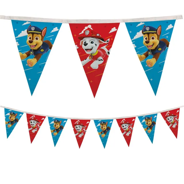 paw-patrol-wimpelkette-mehrweg-girlande-kindergeburtstag image 1