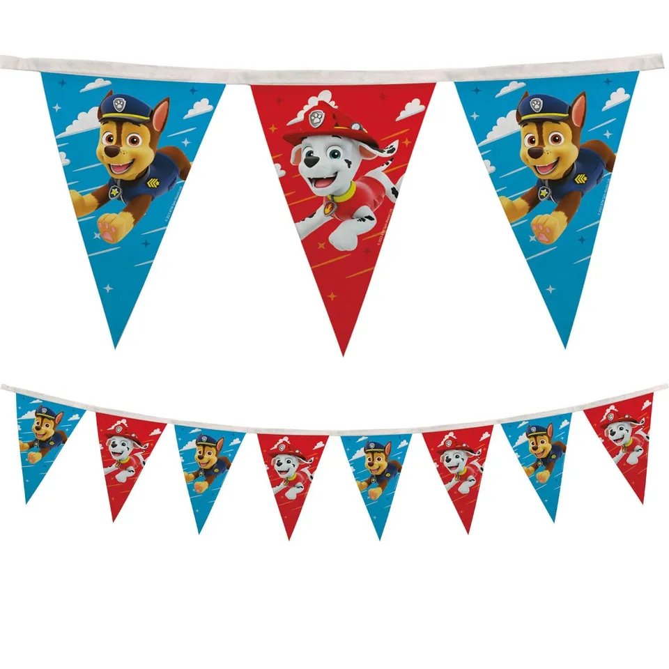 paw-patrol-wimpelkette-mehrweg-girlande-kindergeburtstag image 1
