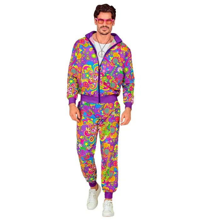 das-kost-mland-flower-power-party-trainingsanzug-herren-neon-uv image 1