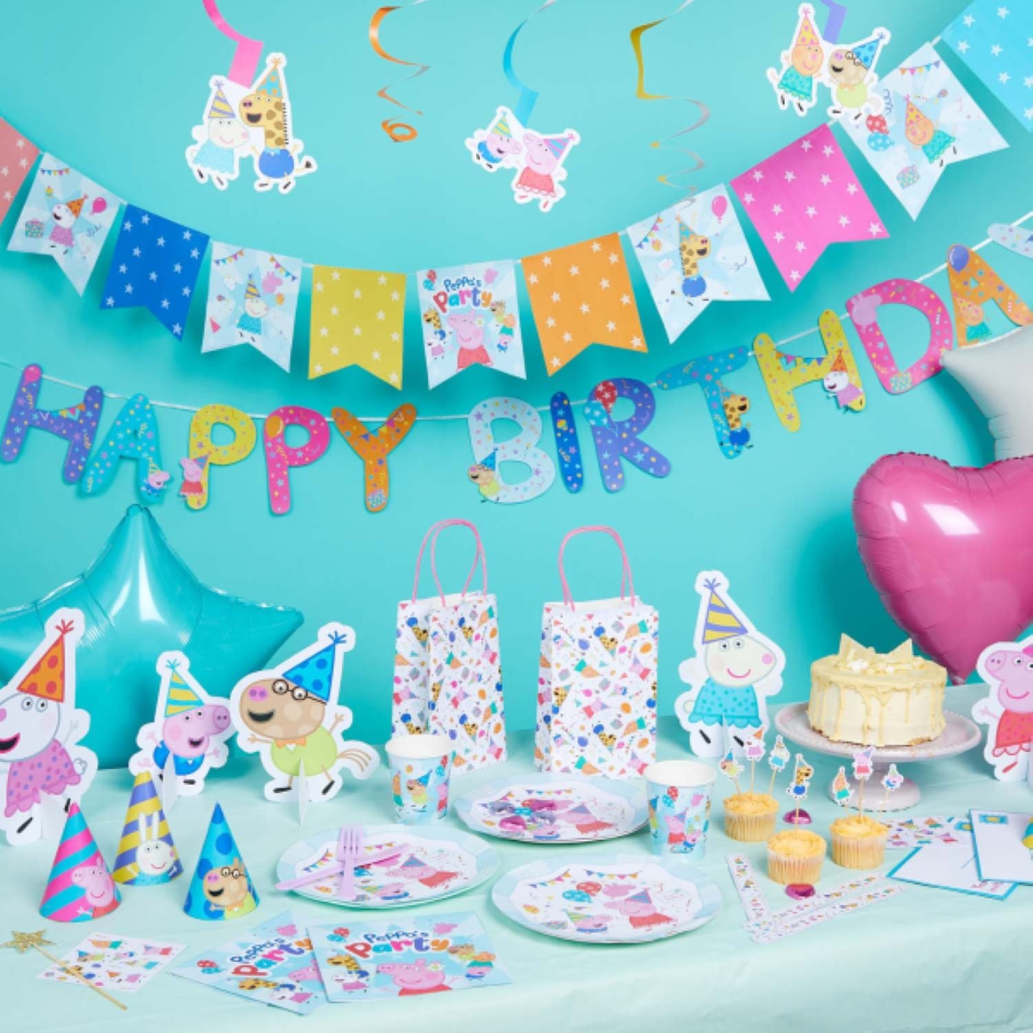 peppa-pig-papiert-ten-8-st-ck-12-7x21-5-cm-mitgebsel image 2