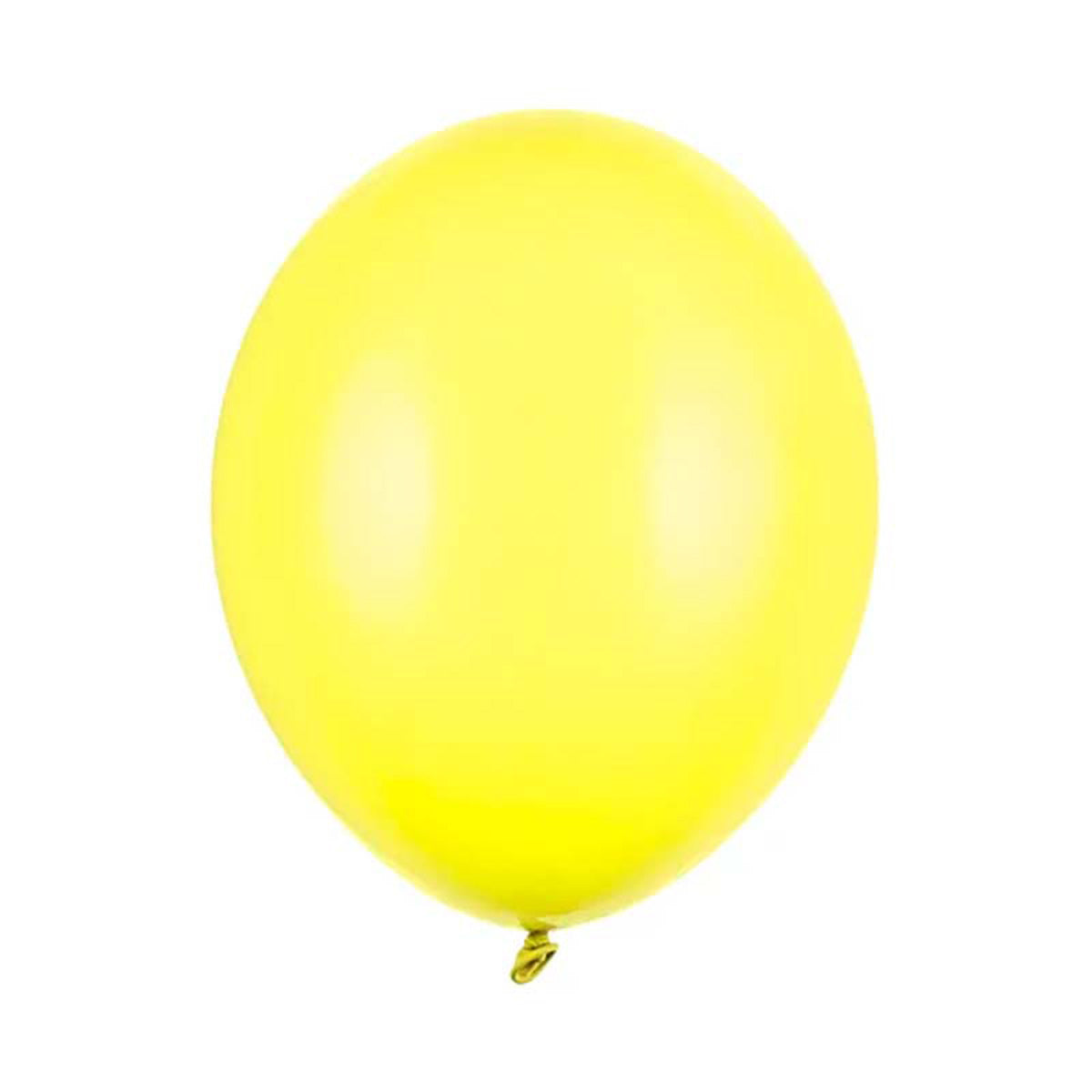 das-kost-mland-luftballon-uni-pastell-30cm-pastell-gelb-10stk image 1