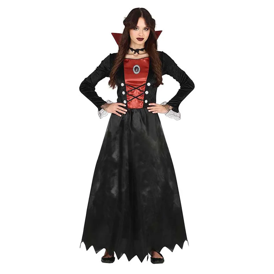 das-kost-mland-kid-vampirin-kost-m-m-dchen-rot-schwarz-gr-14-16j image 1