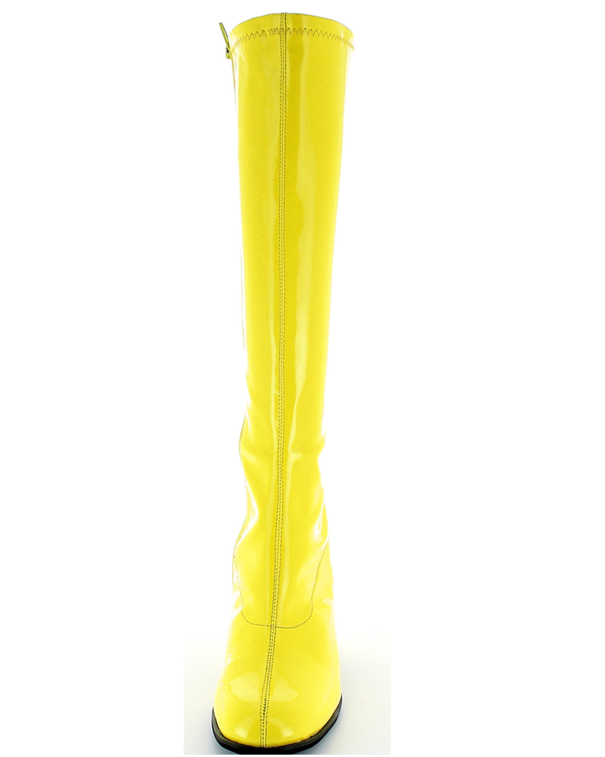 das-kost-mland-gogo-retro-lackstiefel-gelb-gr-38-blockabsatz image 3