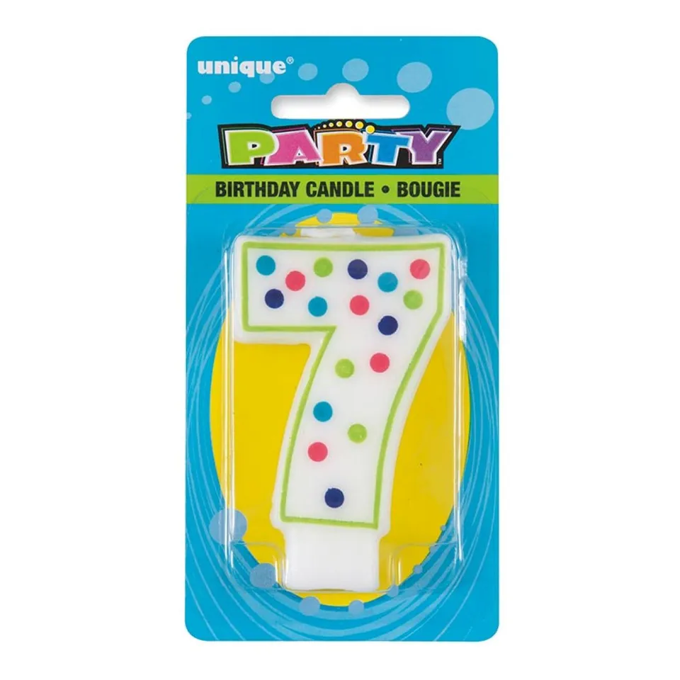 das-kost-mland-polka-dots-zahlenkerze-7-geburtstag image 1