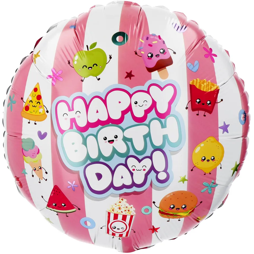 das-kost-mland-kawaii-party-folienballon-45cm-bunt image 1