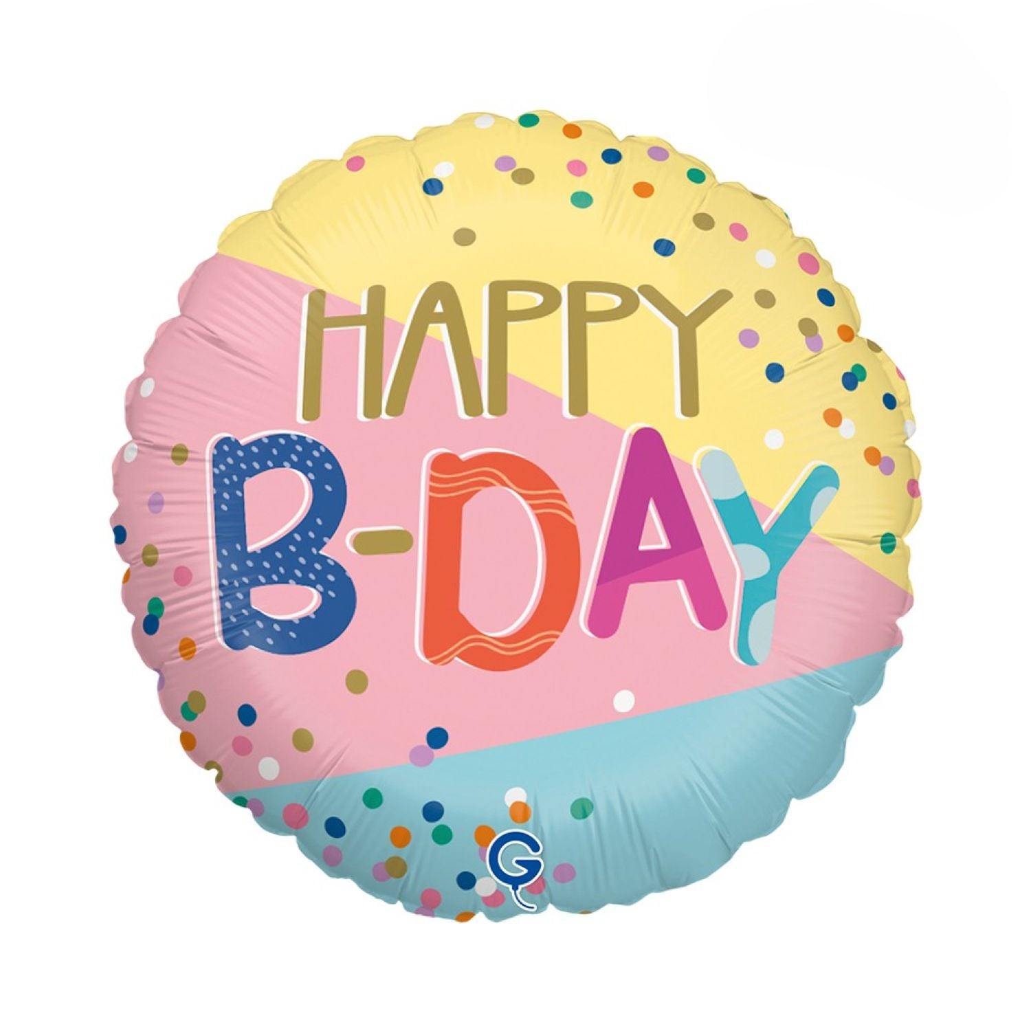 das-kost-mland-deko-folienballon-happy-b-day-46cm-18-neu image 1