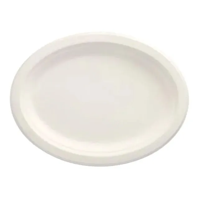 das-kost-mland-pure-zuckerrohr-teller-oval-wei-12-stk-26cm image 1