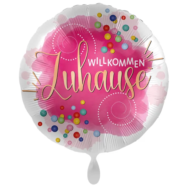 das-kost-mland-willkommen-zuhause-folienballon-43cm-geschenk image 1