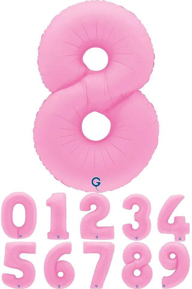 das-kost-mland-xxl-zahlen-folienballon-0-matt-sakura-pink-102cm image 1