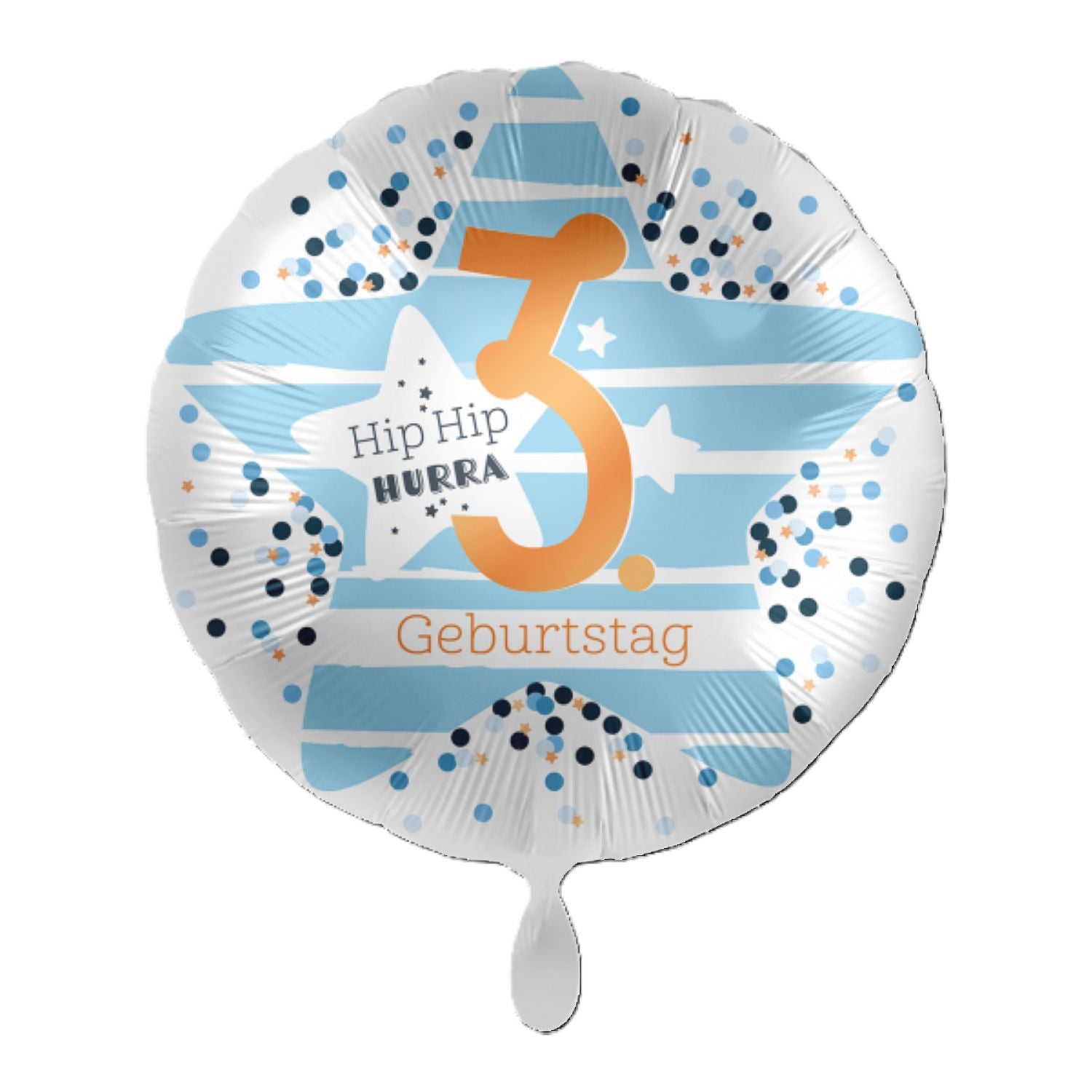 das-kost-mland-hip-hip-hurra-folienballon-43-cm image 1