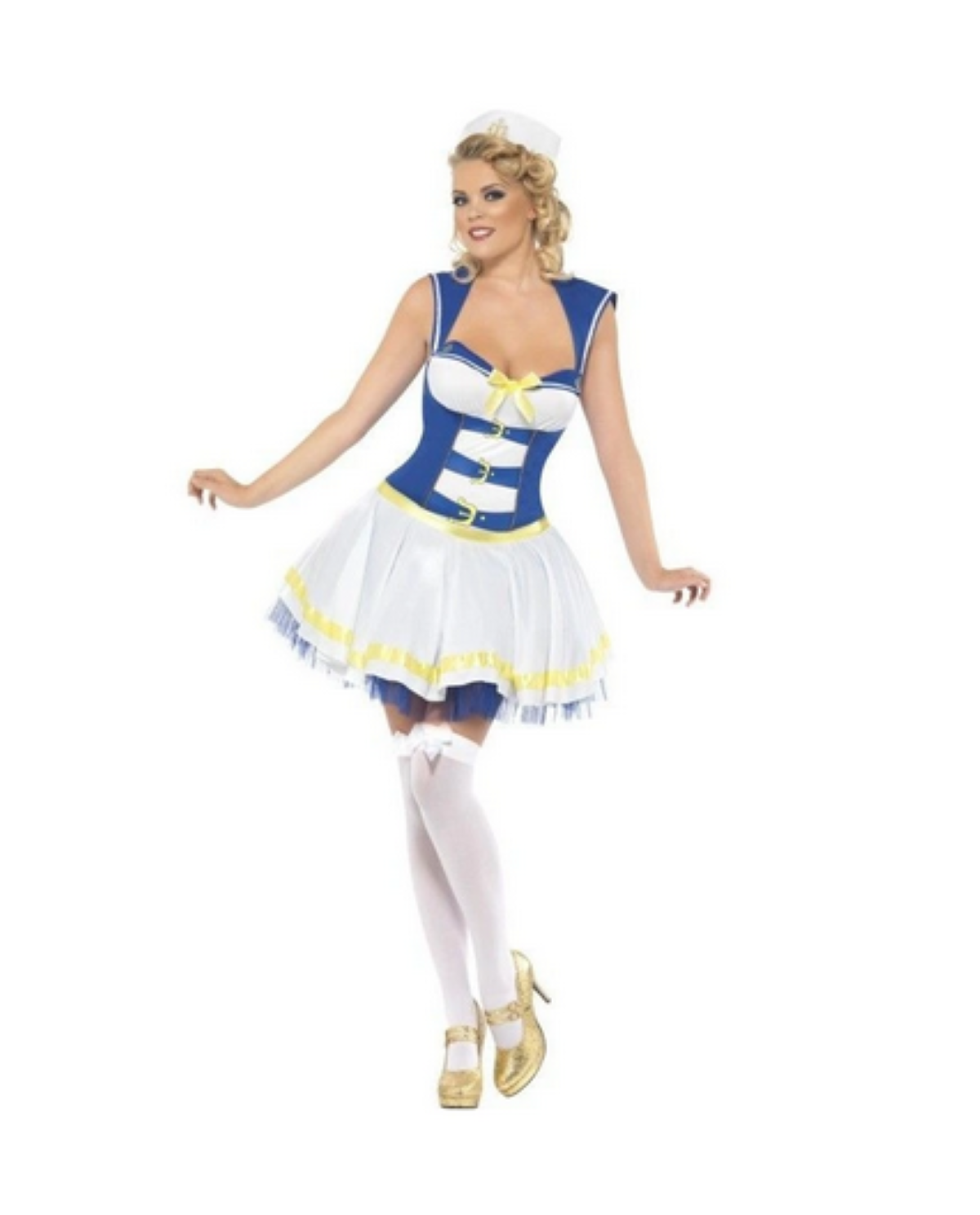 das-kost-mland-damen-lady-matrosin-kleid-kost-m-xs-blau-wei image 1