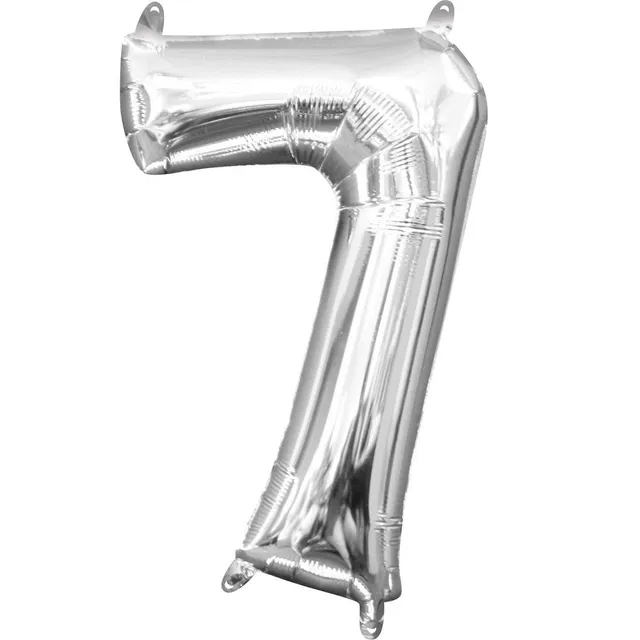 das-kost-mland-dekorationen-folienballon-zahl-7-silber-35-cm image 1